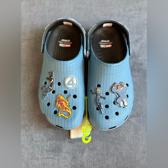 Crocs Fantastic 4 Classic Slip On Clogs Shoes Mens SZ 10 Womens SZ 12 New Charms main image 6